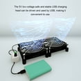 thumbnail image 4 of ZheElen Office USB Powered Cooling Fan Living Room Bedroom TV Box Computer Router Strong Wind External Fan Accessories 12cm Type 1, 4 of 9