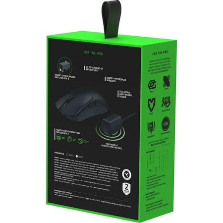 Razer - Viper V3 Pro Ultra-Lightweight Wireless Optical Gaming Mouse with 95 Hour Battery Life - Black
