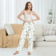 thumbnail image 6 of FORMRS Women's Pajama Pants with Pockets Soft Comfy Loungewear Sleep Bottom, Sizes S-2XL, Green Dinosaur Pattern, 6 of 8