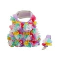 thumbnail image 3 of APLVFFZH Floral Dog Harness Dress with Leash Comfortable Girl Puppy Harness Dog Dress for L, 3 of 9