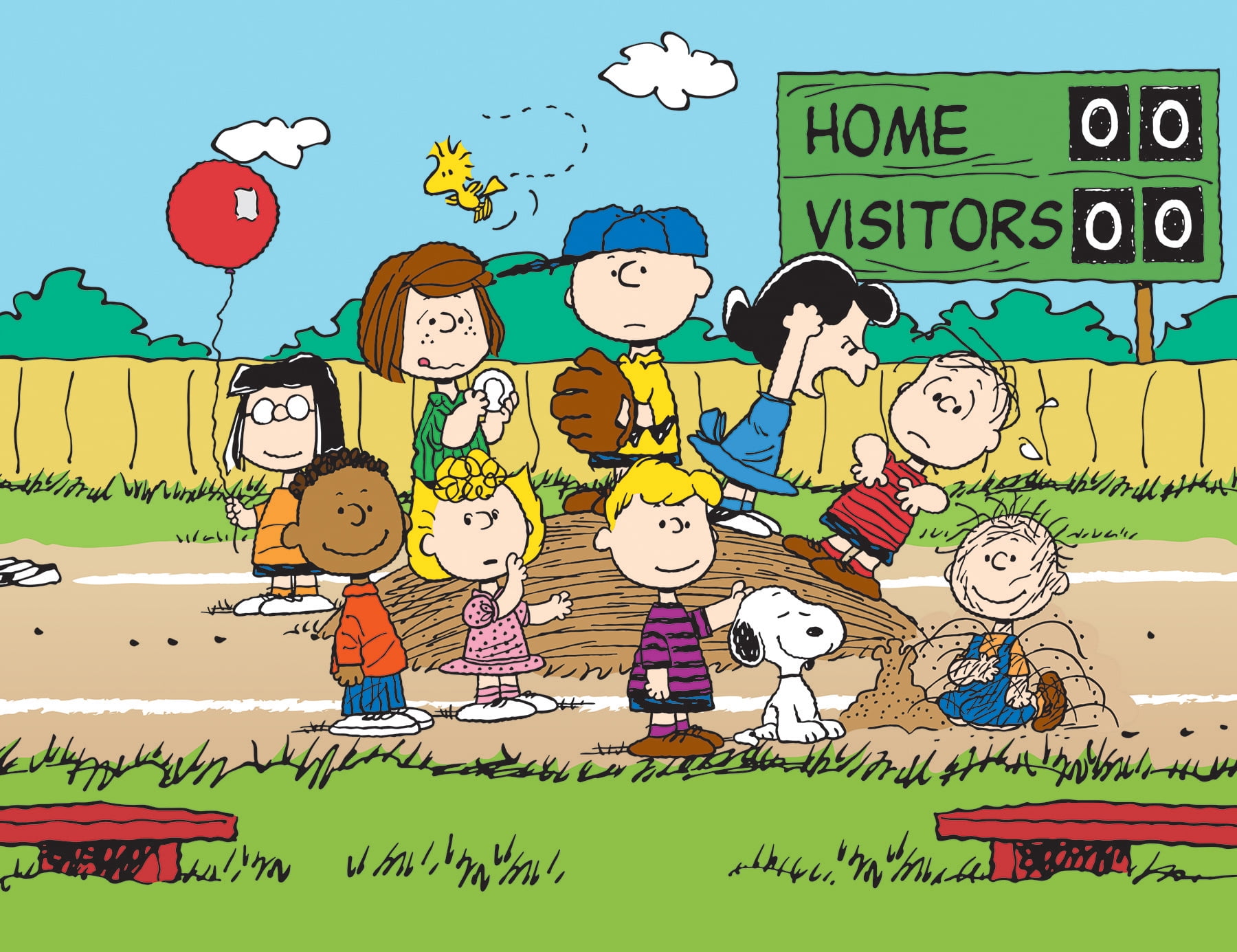 Peanuts 100 Piece Jigsaw Puzzle - Baseball