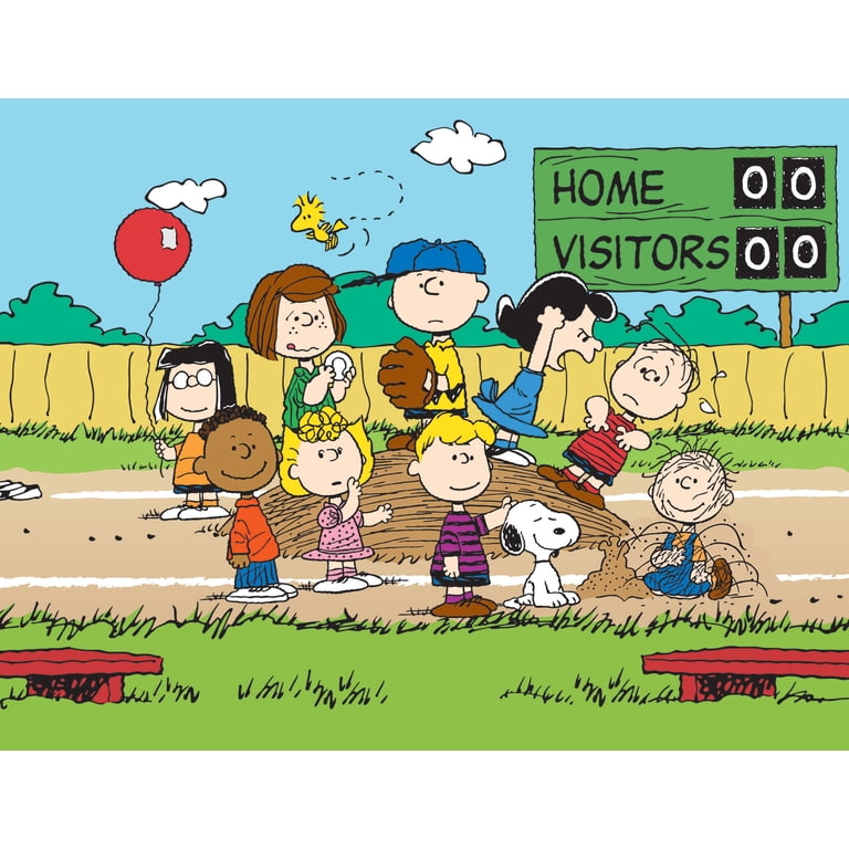Peanuts 100-Piece Baseball Jigsaw Puzzle photo 2