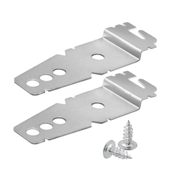 2Pcs Dishwasher Stand Parts Mounting Bracket with Screws for KitchenAid for Whirlpool for Kenmore