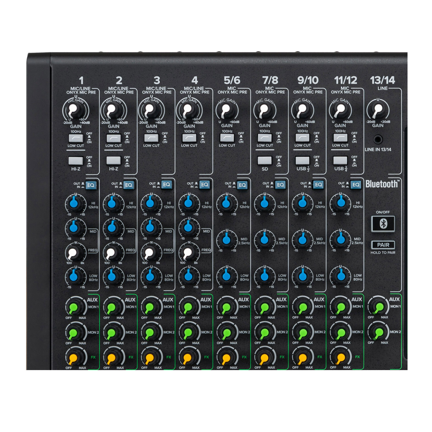 Mackie Onyx12 12-Channel Premium Analog Mixer with Multi-Track USB - image 5 of 6