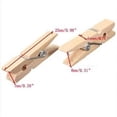thumbnail image 3 of Flmtop 100Pcs Mini Multicolor Wooden Clothes Photo Paper Peg Clothespin Craft Clips, 3 of 10