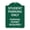 Green & White, variant on 18 x 24 in. Designer Series Sign - Student Parking Only Parking Permit Required, Green & White