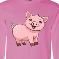 thumbnail image 4 of Inktastic Cute Pig Long Sleeve T-Shirt, 4 of 5