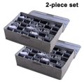 thumbnail image 2 of 2 uds calcetines de ropa interior Stora Izer con tapas plegable armario Er divisor 30 celdas, lino Stora Box Bin para calcetines ropa interior corbatas Ve, 2 of 5