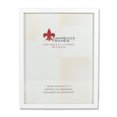 thumbnail image 3 of Lawrence Frames White Wood Certificate Picture Frame, Gallery Collection, 8-1/2 by 11-Inch, 3 of 6