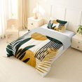 thumbnail image 2 of Homewish Mid-Century Plants Print Twin Comforter Sets,Boho Lines Art Bedding Set,Cream,Light Gray Reversible,2pcs,1 Comforter and 1 Pillowcase, 2 of 7