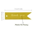 thumbnail image 5 of Inkdotpot Pack Of 100 Thank You For Celebrating With Us Bridal Shower Favor Paper Tags Craft Real Gold Foil Hang Tags, 5 of 6