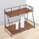 thumbnail image 5 of Organizador de baño, estante de almacenamiento, especiero, porta tazas de 2 niveles, estante escalonado L, 5 of 9