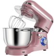 thumbnail image 1 of AmPm Stand Mixer,6.5-QT 660W 6-Speed Tilt-Head Food Mixer, Kitchen Electric Mixer with Dough Hook, Wire Whip & Beater (6.5QT, Black), 1 of 7