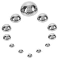 thumbnail image 4 of WEUVEB 12 Pcs Sphères Réfléchissantes en Acier Inoxydable Design Simple pour Décoration de Jardin, 4 of 6