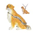 thumbnail image 2 of Pewter Golden Retriever Trinket Box, 2 of 3
