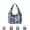 Blue Houndstooth, variant on NCY Denim Hobo Bag Shoulder Bag Canvas Messenger Bag for Women Tote Bag Casual Purses Retro Aesthetic Crossbody Bag Handba