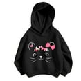 thumbnail image 4 of RMGVDSD Cute Hoodies for Girls Trendy Hooded Sweatshirts Kids Girl Cartoon Print Hoodie Pullover Tops Back To School Fashion Clothes 5-6 Years, 4 of 4