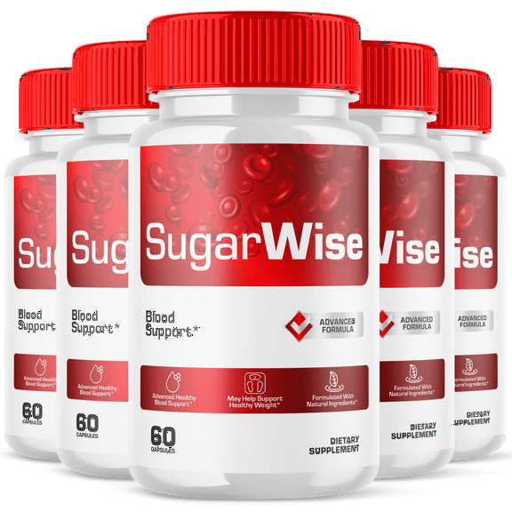 SugarWise Blood Support Pills Advanced Formula Vitamin Supplement Sugar Wise 300 Capsules