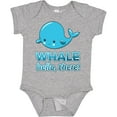 thumbnail image 3 of Inktastic Whale, Hello There Boys or Girls Baby Bodysuit, 3 of 5