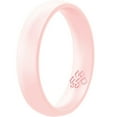 thumbnail image 5 of Pearly Pink Breathable Silicone Ring For Women 4mm Bandwidth, 5 of 6
