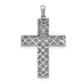 thumbnail image 3 of 14k White Gold 1/2 carat Lab Grown Diamond VS/SI+ G+ Latin Cross Pendant, 3 of 3