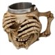 thumbnail image 1 of Jarra de cerveza de acero inoxidable de resina con forma de calavera gótica, jarra de caballero dragón, taza de café de Halloween, taza de té de Navidad, decoración de bar y pub, 1 of 5