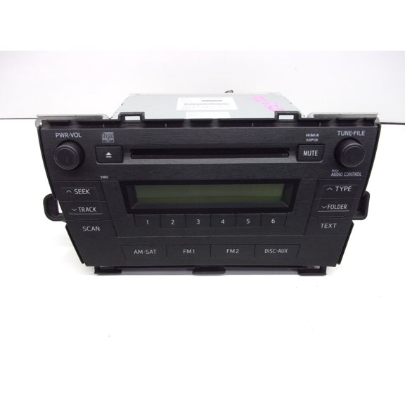 Pre-Owned 2010-2011 Toyota Prius Satellite Radio Receiver CD Player ID86120-47290 OEM - Verify Specific Vehicle Fitment In Description - (Good)