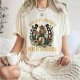 thumbnail image 4 of Wild Flowers Wild Horses T-Shirt, Wild Flowers TShirt, Country Girl Shirt, Country Concert Shirts, Western Tee Shirt, Cowgirl Shirt, Gifts for Her Tee Top, 4 of 7