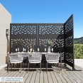 thumbnail image 4 of Modern Shade 4x6 FT Artistic Metal Privacy Screen - Space Division, 4 of 7