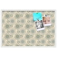 thumbnail image 2 of PinPix 36x24 Custom Cork Bulletin Board Bohemian Elephants Beige Poster Board Has a Fabric Style Canvas Finish, Framed in Bohemian Elephants Beige, by ArtToFrames (PinPix-1577), 2 of 5