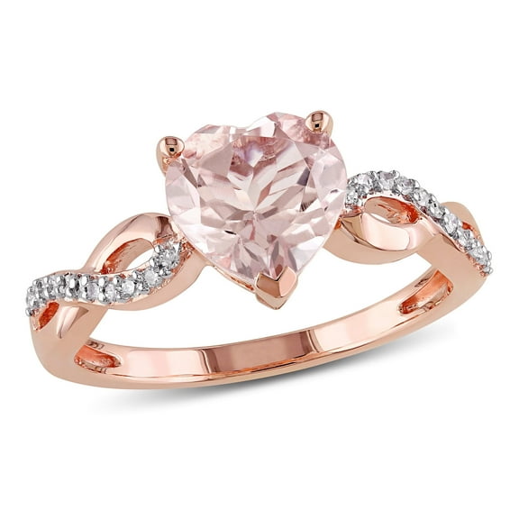 Everly Women's Morganite 10K Rose Gold Engagement Ring