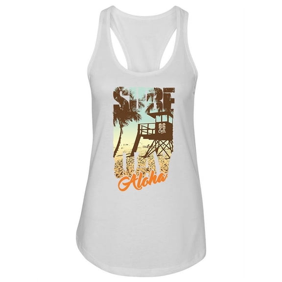 Aloha Surf Day Tank Women -Image by Shutterstock, Female Medium
