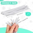 thumbnail image 2 of Pipe Cleaners Topboutique 200 Pcs Chenille Stems Craft Supplies Fuzzy Chenille Stems Pipe Cleaners Art&Craft DIY Projects (12inch*7.2mm,White), 2 of 7