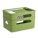 thumbnail image 3 of Caja de almacenamiento de enrutador Caja de almacenamiento de cables de alambre Estante de almacenamiento Caja de gestión de cables de gran capacidad Verde de 2 niveles Macarena Estante del enrutador, 3 of 8