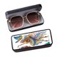 thumbnail image 1 of Case Gafas Cuero PU Caja Almacenamiento Arte Diamantes, 1 of 9