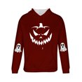 thumbnail image 3 of Blusa con capucha de manga larga para hombre, moda para el Día de Todos los Santos, estampado de fantasmas, sudadera con capucha y cordón para el tiempo libre, sudadera con capucha para hombre, blusa, 3 of 3