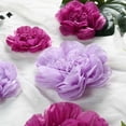 thumbnail image 2 of Efavormart Pack of 6 - Lavender and Eggplant Assorted Size Paper Peony Flowers - 7" | 9" | 11", 2 of 10