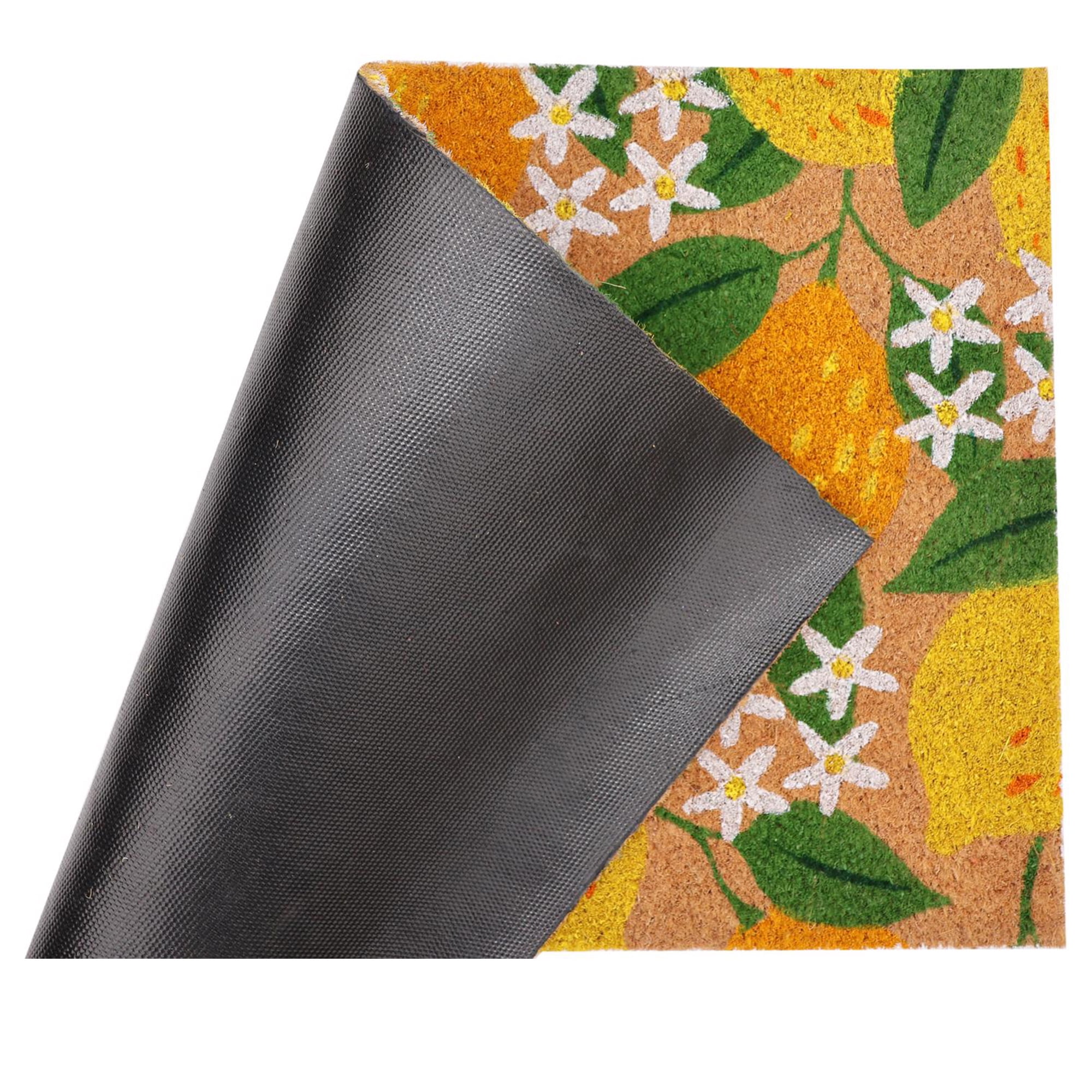 First Concept 18 in. W X 30 in. L Multi-Color Coir Door Mat