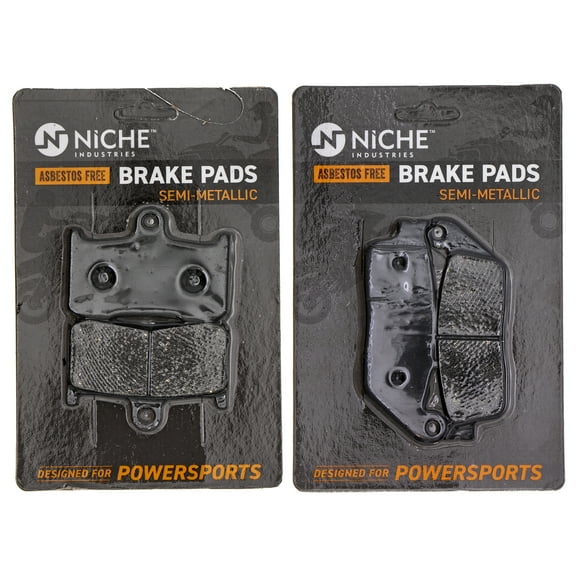 Niche Complete Semi-Metallic Brake Pad Set for Victory Vegas Motorcycle MK1002541