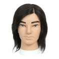 thumbnail image 1 of Muñeca de cosmetología con cabeza de maniquí 27 cm cabello humano Yuyangstore Piel Negra, 1 of 8