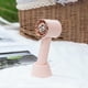 thumbnail image 5 of Fiudx Ofertas Relámpago Ventilador De Mano Con Base, Mini Ventilador Portátil, Ventilador Personal Recargable Por Usb, Ventilador De Escritorio De 3 Velocidades, Ventilador De Mano Para Niñas, Mujere, 5 of 5