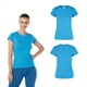 thumbnail image 2 of Playera para Dama YAZBEK Color Turquesa Jaspe Tamaño Grande, 2 of 3