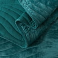 thumbnail image 5 of Ewayby Velvet Quilt King Size Set, Ultra Soft Bedspread Quilted Set for King Bed Coverlet, Vintage Green, 5 of 7