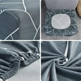 thumbnail image 2 of LKJYER Slipper Chair Cover Fat Accent Chair Covers Single Armless Accent Chair Cover Slipcover,Oversized Big Chairs Stretch Spandex Furniture Protector Accent Chair Cover, Removable Washable, 2 of 6