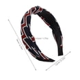thumbnail image 6 of OULII  Knotted Headbands Assorted Colors Soft Fabric Fashionable Design for Decor 6Pcs, 6 of 7