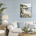 thumbnail image 3 of Stupell Industries Tropical Coastal Calm with Floral Blooms Gray Framed Giclee Art, 24 x 30, by Riley B, 3 of 8