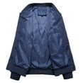 thumbnail image 3 of SWSMCLT Men's Bomber Jackets Lightweight Windbreaker Casual Light Flight Jacket Coat Military Full Zipper Outwear Zip UpSportswear Long Sleeve Sports Navy 40, 3 of 5