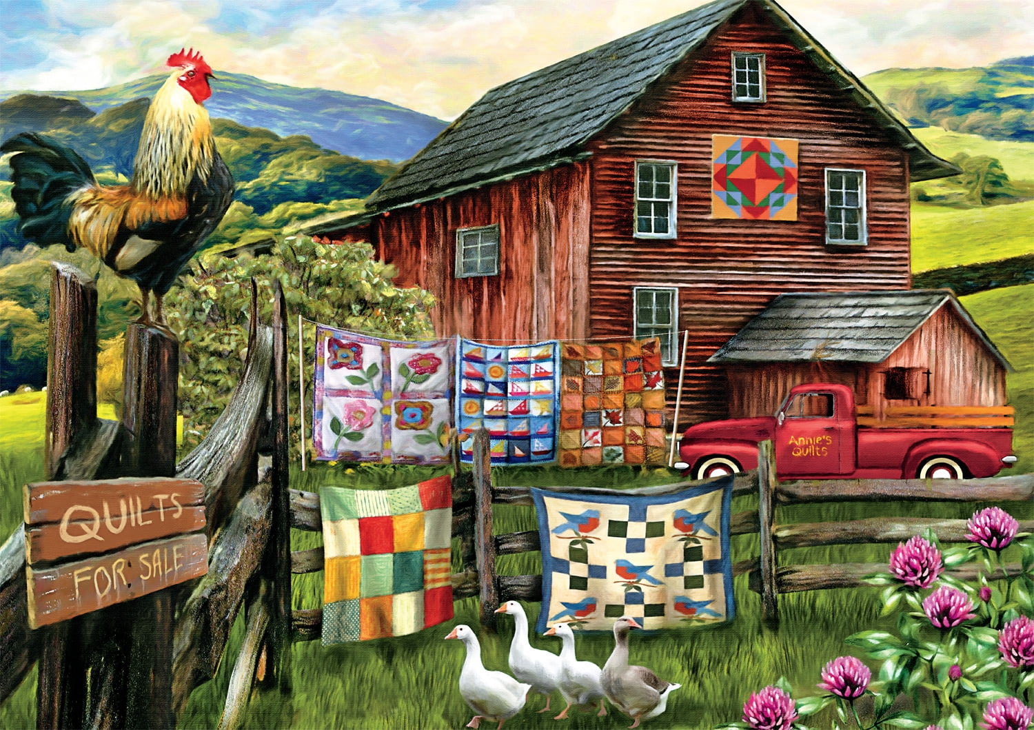 Buffalo Games 500-Piece Country Life A Little Bit of Heaven Adult Interlocking Jigsaw Puzzle