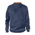 thumbnail image 3 of Spring And Autumn Men's Standing Collar Sweatshirt Is Outdoor Casual Sweaters Tops 4XL, 3 of 3