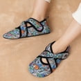 thumbnail image 2 of Joinfre Slippers for Women Comfy House Bedroom Corduroy Cross Bow Slide Slipper with Adjustable, 2 of 7